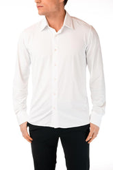 MAGLIA CAMICIA UOMO  BIANCO 25251 09 RRD